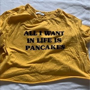 Zara SMALL graphic crop top. Brand new!